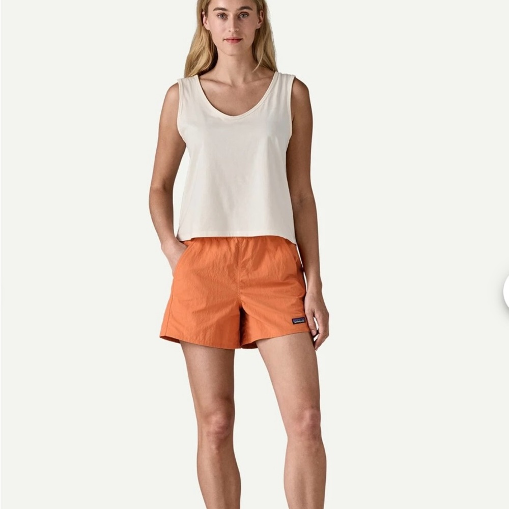 Patagonia Baggies Orange Athletic Shorts - Lightweight and Breezy